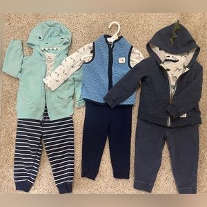 Carters and monkey bars toddler boy 24 months clothes